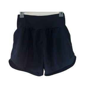 Rrosseyz Sz S Black Workout Shorts Women's Linen High‎ Waisted Athletic  Running